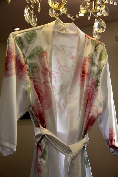 Robe floral estampado