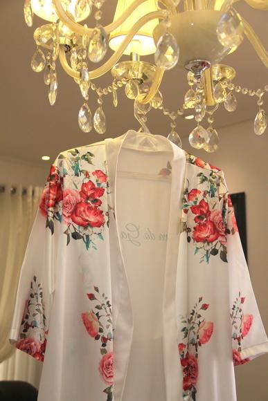 Robe floral estampado
