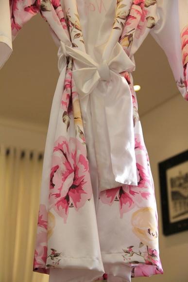 Robe floral estampado