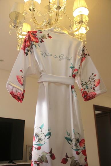 Robe floral estampado