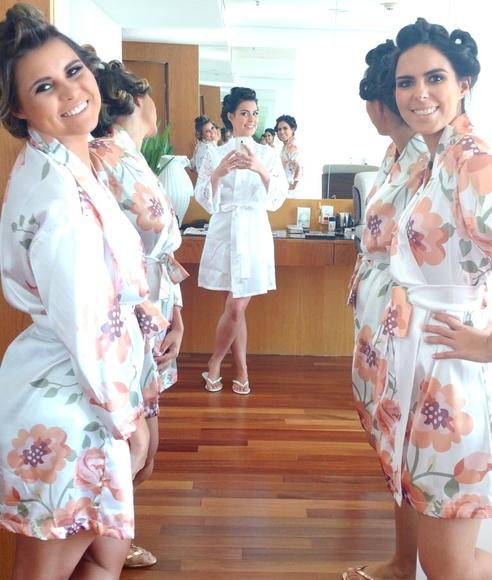 Robe floral estampado
