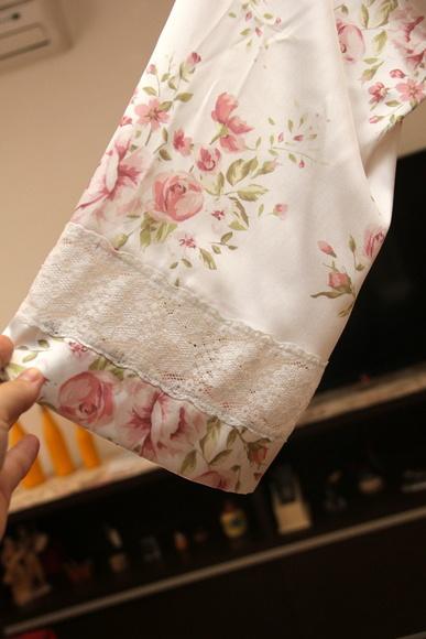 Robe floral estampado