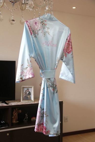 Robe floral estampado