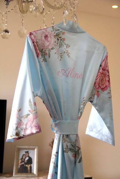 Robe floral estampado