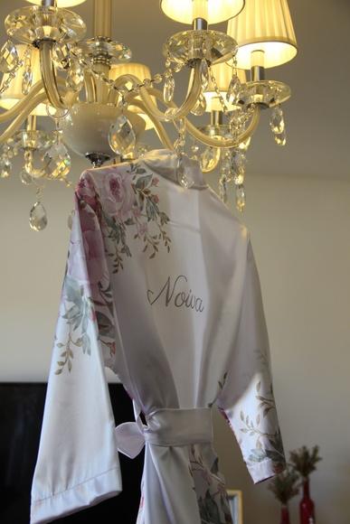 Robe floral estampado