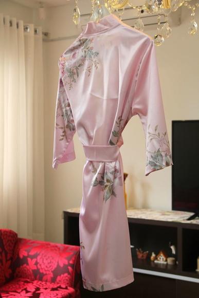 Robe floral estampado