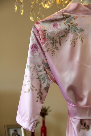 Robe floral estampado