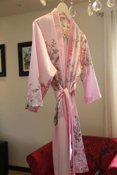 Robe floral estampado