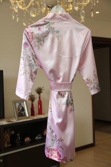 Robe floral estampado