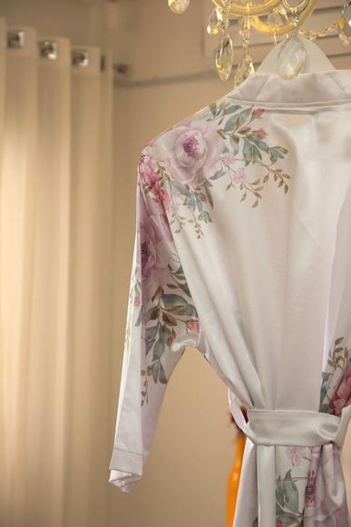 Robe floral estampado