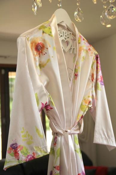 Robe floral estampado