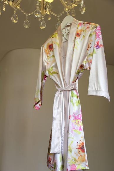 Robe floral estampado