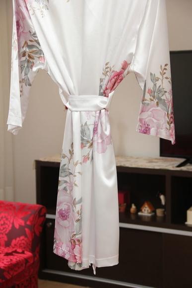 Robe floral estampado