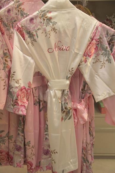 Robe floral estampado