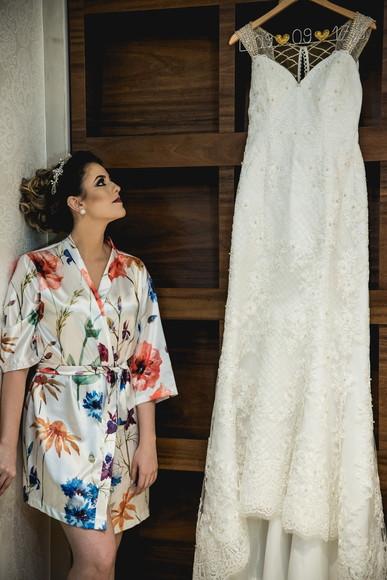 Robe floral estampado Aquarela