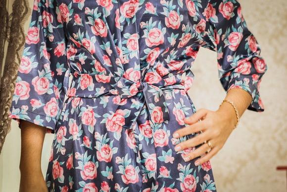 Robe floral estampado Bridesmaid