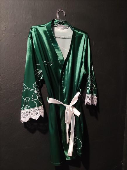 Robe Floral Estampado com Renda