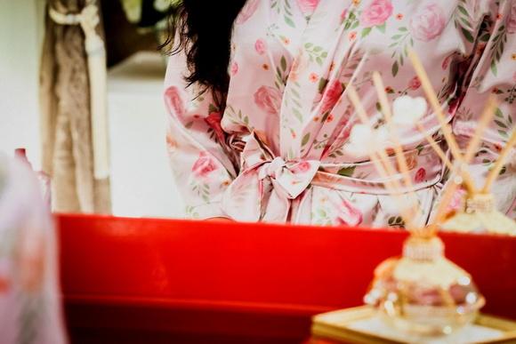 Robe floral estampado Flower