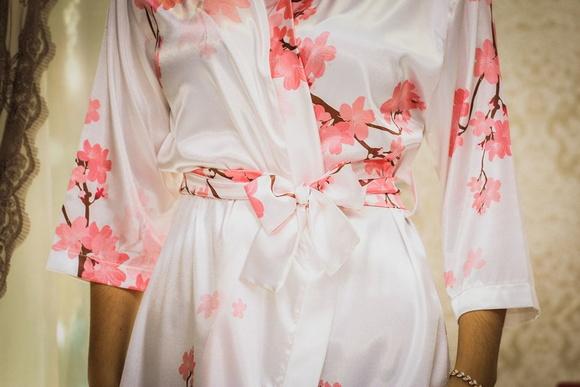 Robe floral estampado Japanese