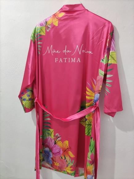 Robe Floral Estampado Mãe da Noiva