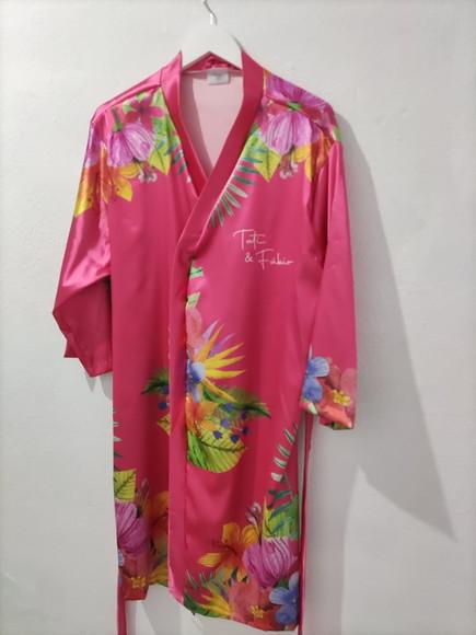 Robe Floral Estampado Mãe da Noiva