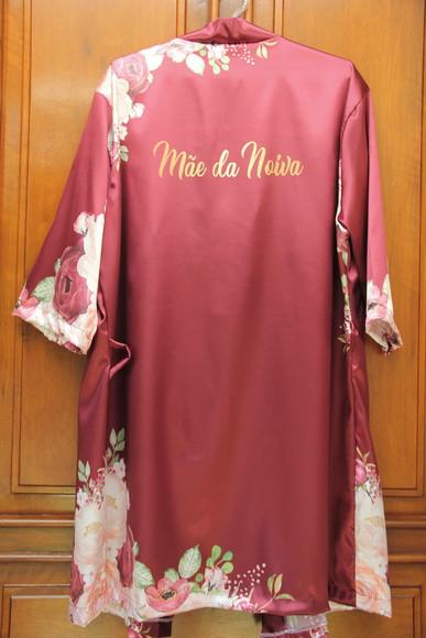 Robe floral mãe da noiva