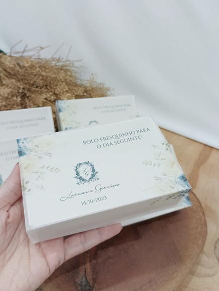 Slide Cake - Caixinha para Fatia de Bolo Personalizada
