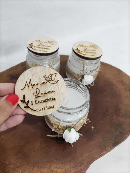 Vela Aromática Personalizada - Lembrancinha