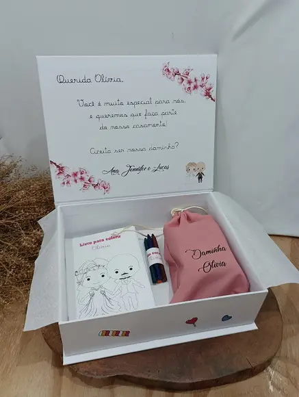 Caixa Convite Daminha