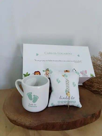 Caixa Convite Padrinho de Batismo