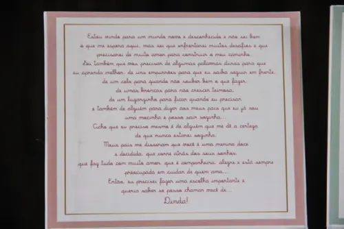 Caixa convite padrinhos de batismo individual