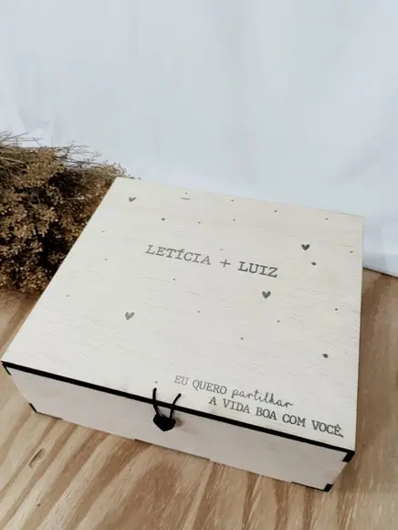Caixa em Madeira Personalizada
