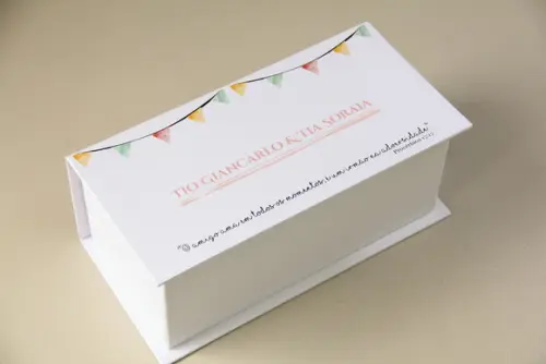 Caixa padrinhos de batismo