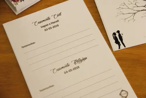 Caixa para casamento no civil