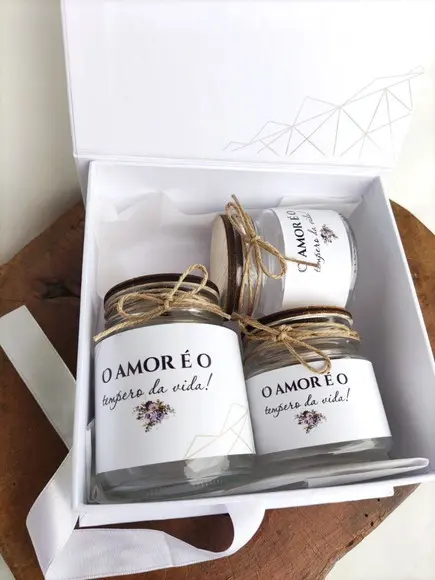 Caixa Personalizada com Potinhos