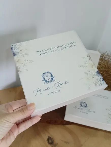 Caixinha para Fatia de Bolo Personalizada - Slide Cake