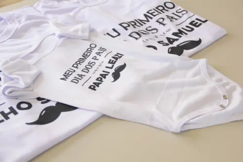 Camiseta meu primeiro dia dos pais