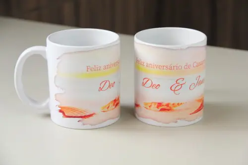 Caneca aniversário de casamento