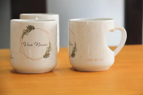 Caneca com Alça de Coração