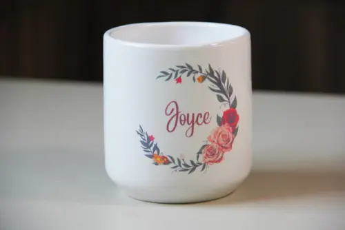 Caneca com Alça de Coração