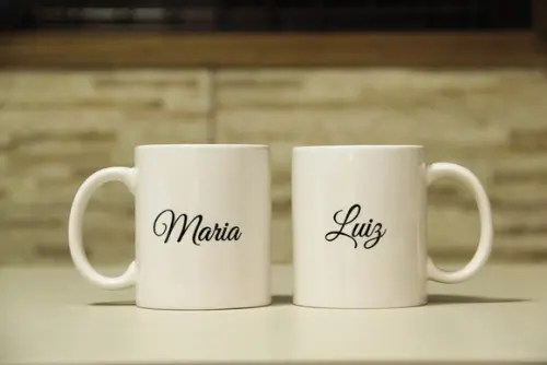 Caneca com nome