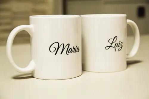 Caneca com nome