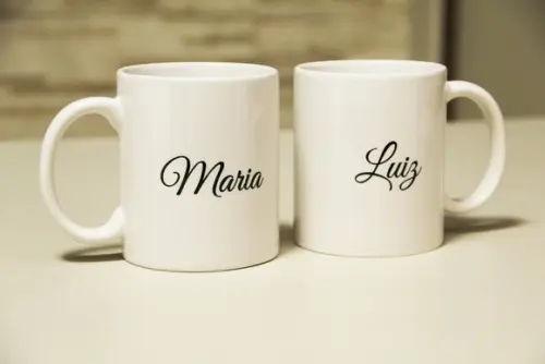 Caneca com nome