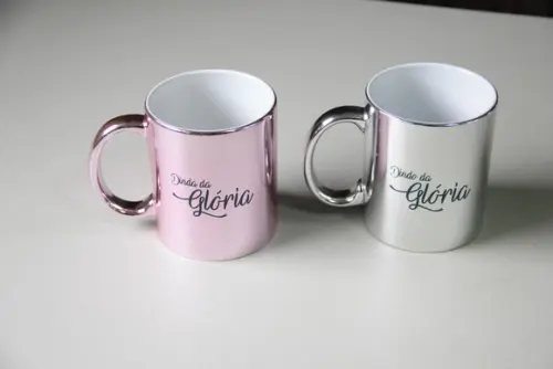 Caneca convite madrinha de batismo