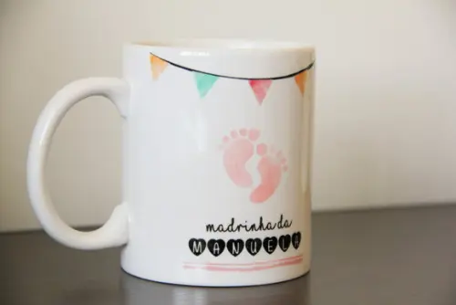 Caneca convite madrinha