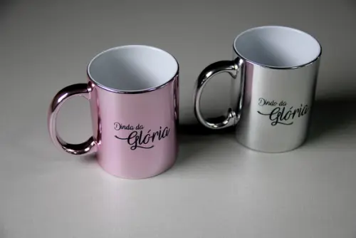 Caneca convite madrinha de batismo