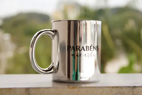 Caneca metalizada