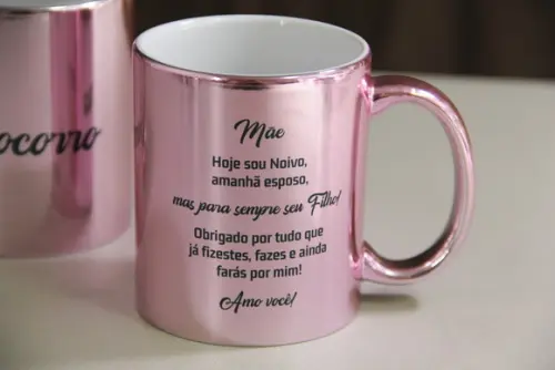 Caneca para a mãe no casamento
