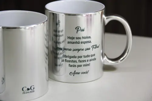 Caneca para o pai no casamento