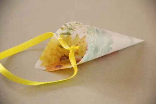 Cone para pétalas